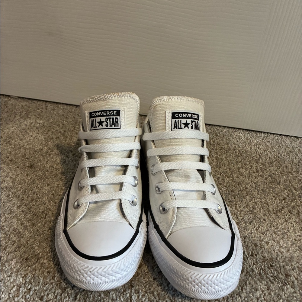White Converse Low Tops
